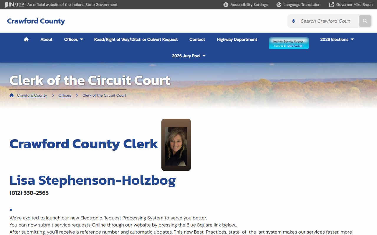 Crawford County clerk court records after jail arrest source